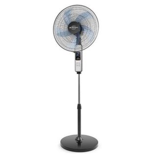 Ventilateur sur Pied Orbegozo SF 0346 80W 45cm 3 Vitesses Télécommande Minuterie LED
