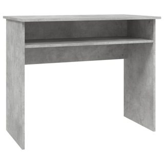 Vidaxl bureau en contreplaqué gris béton 90x50x74 Cm