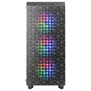 Mars Gaming MC-MAG Moyenne Tour ATX Verre Trempé 3 Ventilateurs FRGB USB 3.0