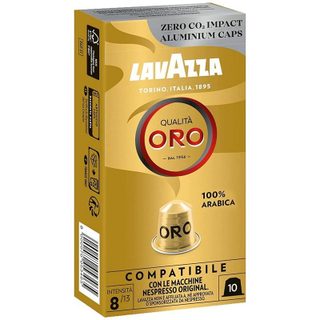 LAVAZZA Capsules Compatibles Nespresso Qualità Oro 10 capsules