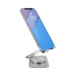 Support smartphone Mars Gaming MA-RSS aluminium pliable rotation 360° gris argenté