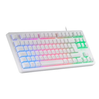 Mars Gaming MK023 TKL H-Mech Clavier de jeu FRGB Blanc (FR)
