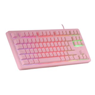 Mars Gaming MK023 TKL H-Mech Clavier de jeu FRGB Rose (FR)