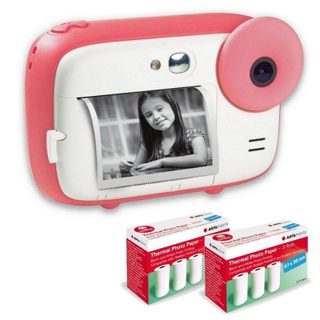Cámara Instantánea Agfaphoto Realikids Instant Cam Flash Filtres Selfie Rose