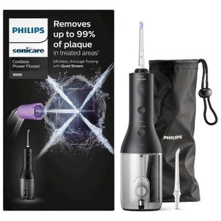 Hydropulseurs Philips Power Flosser 3000 Technologie Pulse Wave 3 Niveaux de Vitesses 2 Buses