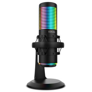 Krom Kaze Microphone à condensateur pour streaming RGB