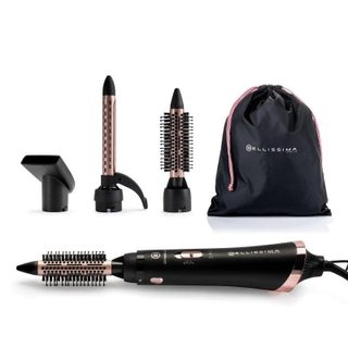 Brosse Soufflante Multifonction Bellissima 11886 800W Céramique 2 Températures 3 Accessoires Rose