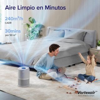 Purificateur d'air Levoit Core 300S Pro HEPA 3 étapes 22dB WiFi 50m² Gris
