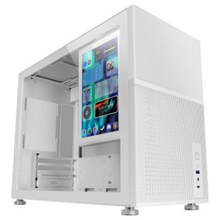 Mars Gaming Mc-lcd Tower Écran Lcd Micro-atx Ips personnalisé 8" Panneau modulaire en verre trempé