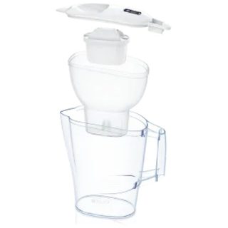 BRITA Aluna Carafe à Eau 2,4 L avec Filtre et 1 Filtre - Blanc