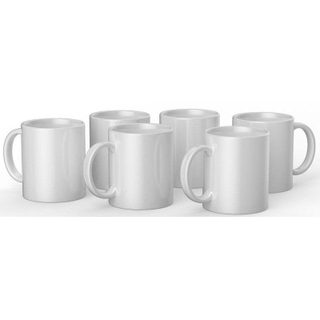 Tasse Cricut Mug White 350ml Blanc Céramique Lot de 6 Sublimation