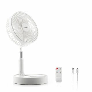 Ventilateur rechargeable pliable Innovagoods Fandle 3 en 1 7200mAh