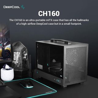 deepcool CH160 BOÎTIER SEMI-TOUR MICRO-ATX R-CH160-BKNGI0-G-1