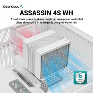 deepcool ASSASSIN 4S REFROIDISSEUR DE PROCESSEUR MULTI-LOCAL R-ASN4S-WHGPMN-G