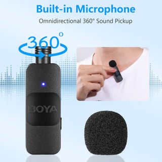 Boya BY-V10 Microphone cravate sans fil Android USB-C