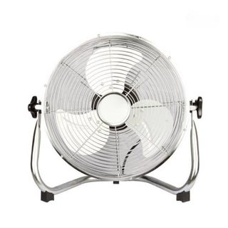 Ventilateur de Sol Industriel IluminaShop 309513 60W Métal 3 Vitesses Tête Orientable