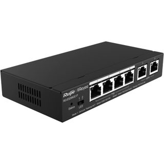 Ruijie Networks RG-ES209GC-P commutateur réseau Géré Gigabit Ethernet (10/100/1000) Connexion Ethernet, supportant l'alimentation via ce port (PoE) Noir