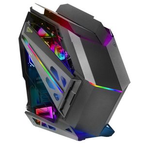 Mars Gaming MC-TITAN Gaming Box RGB XXL ATX Double bande LED éclairage avant ARGB Hub