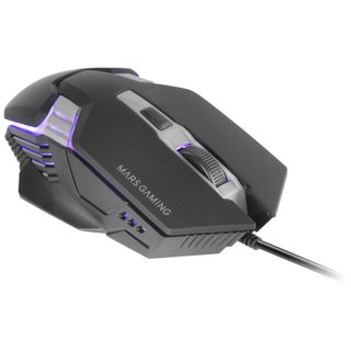 Mars Gaming MMM024 RGB Souris de jeu Capteur optique de flux 4000 DPI Noir
