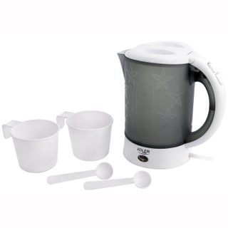 Adler Ad1268 Bouilloire électrique de voyage 0,6 L sans BPA, arrêt automatique, résistance Acer