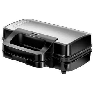 Mpm Mop-43m Machine à Sandwich 3-en-1, Gaufrier/Grill/Fer 1000W Noir