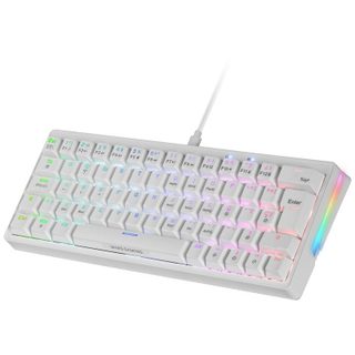 Mars Gaming MKMINIPRO Clavier Mécanique RGB 60% Switch Bleu Blanc Français