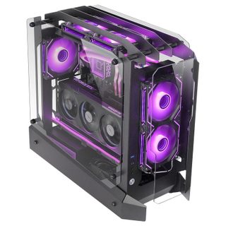 Mars Gaming MC-Edge ATX Boîtier de jeu Open Air Design Triple Verre Trempé USB-C USB 3.0