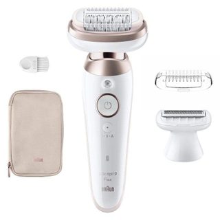 Épilateur Électrique Braun Silk-épil 9 Flex 9 3D sans Fil 3 Têtes Wet & Dry