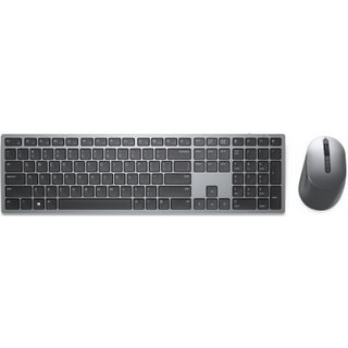 DELL KM7321W clavier Souris incluse Bureau RF sans fil + Bluetooth Gris, Titane