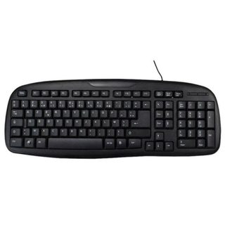 Clavier MCL ACK-298/N USB AZERTY Noir avec pavé numérique complet