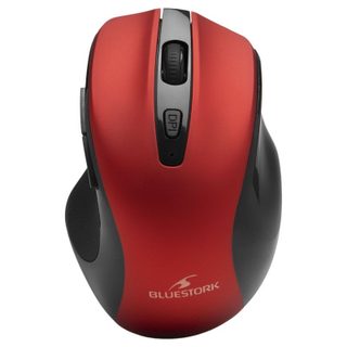 Bluestork Office 75 WL Souris optique sans fil Bluetooth 1600 DPI Rouge