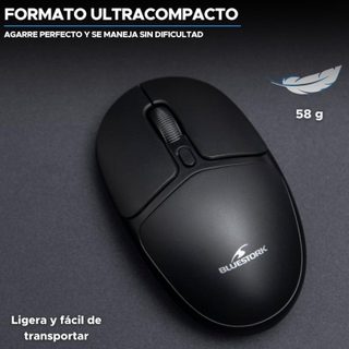 Bluestork Office 25 Souris optique sans fil 1600 DPI Noir