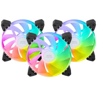Mars Gaming MF-3AR Reverse ARGB Pack 3x Ventilateurs supplémentaires 120 mm Double Connecteur