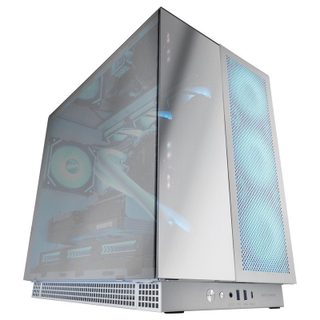 Mars Gaming MC-NOVA3 Boîtier de jeu personnalisé XXL E-ATX Triple Crystal Chrome Aluminium USB-C