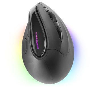 Mars Gaming MM-SK Souris de jeu verticale ergonomique sans fil RVB Chroma 8400DPI Tri-Mode Noir