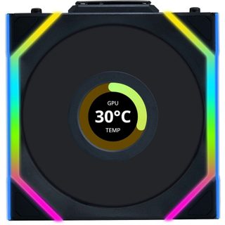 Lian Li Ventilateur supplémentaire Lian-Li UNI FAN SL WIRELESS LCD 120 ARGB avec écran 120 mm