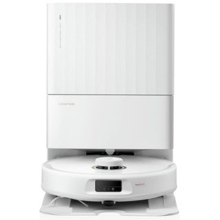 Aspirateur robot et laveur de sol Roborock Qrevo MaxV avec base à vidage automatique, blanc