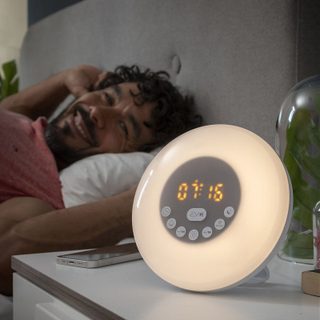 InnovaGoods Ig7826932 Réveil Sunrise rechargeable avec haut-parleur