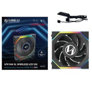 Lian Li Ventilateur Lian Li UNI FAN SL Wireless LCD 120 Reverse Blade RGB 120mm