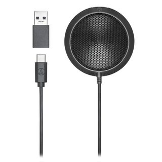Microphone à condensateur Audio-Technica ATR4697-USB pour vidéoconférence