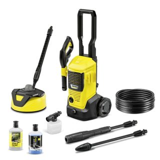 Kärcher Nettoyeur haute pression K 4 FJ Home - Pression 130 bar- Débit 420 l/h- Buse à jet plat- Kit Home inclus