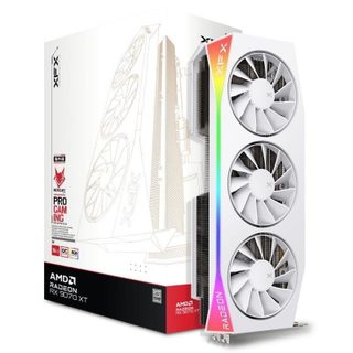XFX Radeon RX 9070 XT OC 16GB GDDR6 Triple Fan Blanche