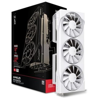 XFX Tarjeta Graphique XFX Swift Radeon RX 9070 XT 16GB GDDR6 Blanc Triple Ventilateur
