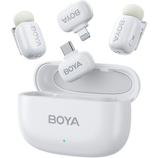 Boya Mini-13 : Microphone double Lightning/USB-C 5G, 100 m, étui 30 h,