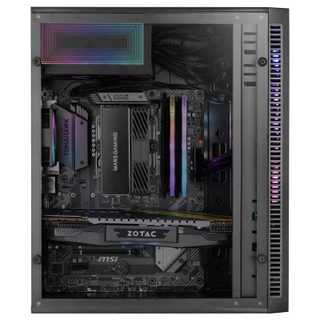 Mars Gaming Mc-Blaze ATX avec ventilateur 80 mm et bande LED RGB avant