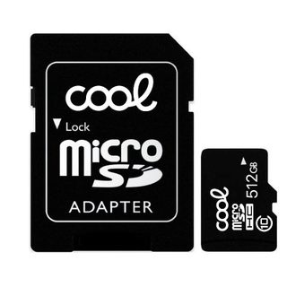 Carte mémoire MicroSD 512 Go Classe 10 avec adaptateur UHS-I