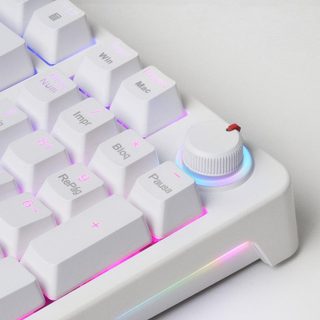 Clavier mécanique Mars Gaming MKPro RGB Chroma Anti-ghosting Silencieux Switches Français Blanc