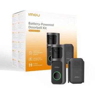 Kit de sonnette Imou Doorbell 2S caméra 2K QHD batterie 5000 mAh noir