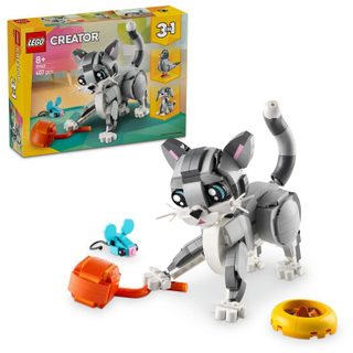 Lego Creator 3-en-1 Chat ludique transformable en chien ou en colombe pour enfants de 8 ans et plus