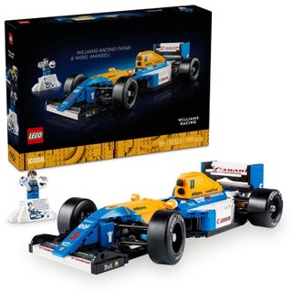 Lego Icons Williams Racing FW14B et Nigel Mansell, kit de maquettes pour collectionneurs de F1 adultes